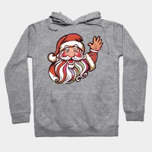 Santa waving Hoodie